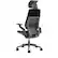 Alt View 11. Steelcase - Gesture Wrapped Back Office/Gaming Chair with Headrest - Onyx.