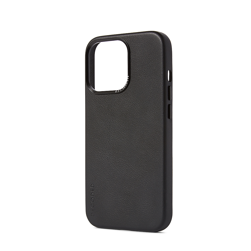 Best Buy: DECODED Hard Shell Back Cover for iPhone 13 Mini Black 56435BCW