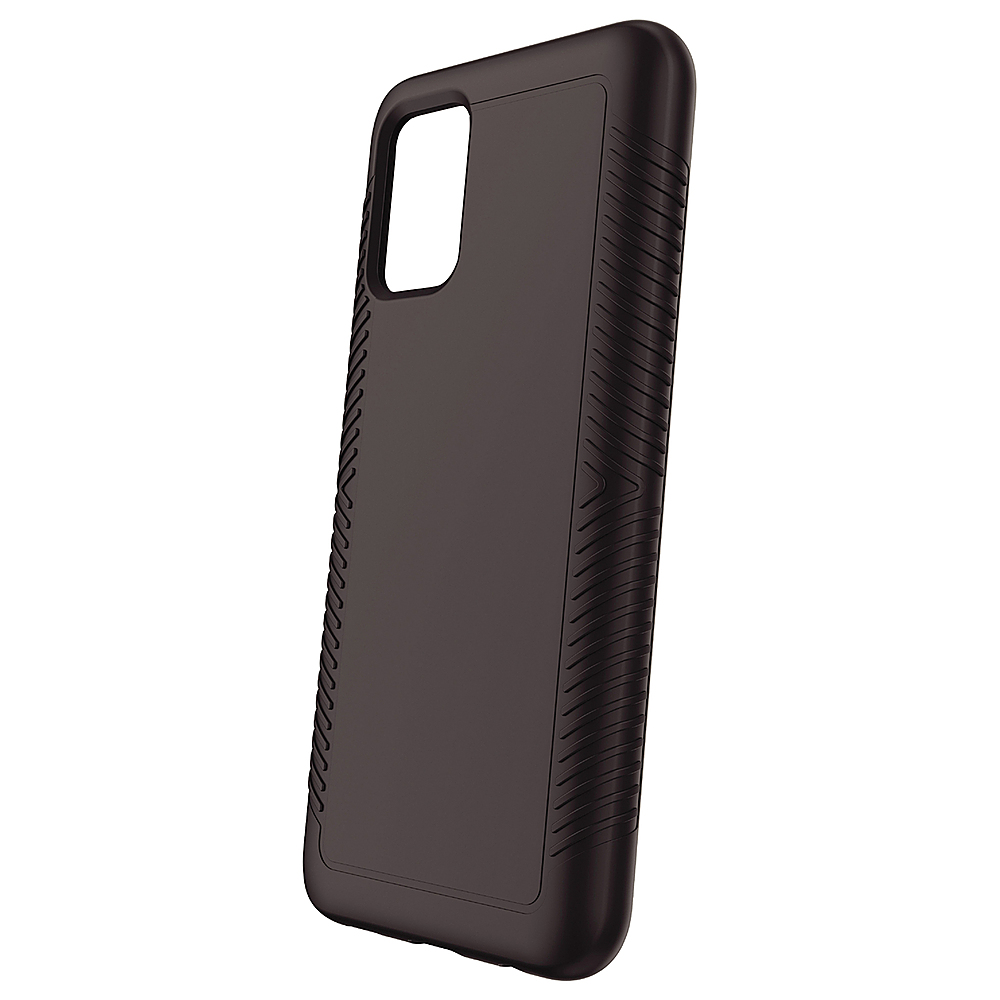 Left View: Vena - vCommute Wallet Case for Samsung Galaxy S21 - Space Gray