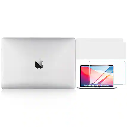 Front. Techprotectus - Compatible with MacBook Pro 14 with M3/M2/M1 Pro/MAX case 21-2023 with Touch ID (Model: A2918 A2992 A2779 A2442) - Clear.