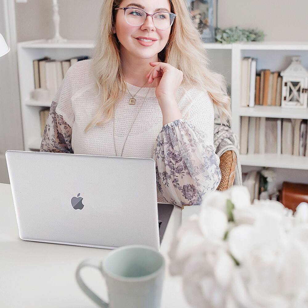 Alt View 11. Techprotectus - Compatible with MacBook Pro 14 with M3/M2/M1 Pro/MAX case 21-2023 with Touch ID (Model: A2918 A2992 A2779 A2442) - Clear.