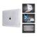 Alt View Zoom 14. Techprotectus - Compatible with MacBook Pro 14 with M3/M2/M1 Pro/MAX case 21-2023 with Touch ID (Model: A2918 A2992 A2779 A2442) - Clear.
