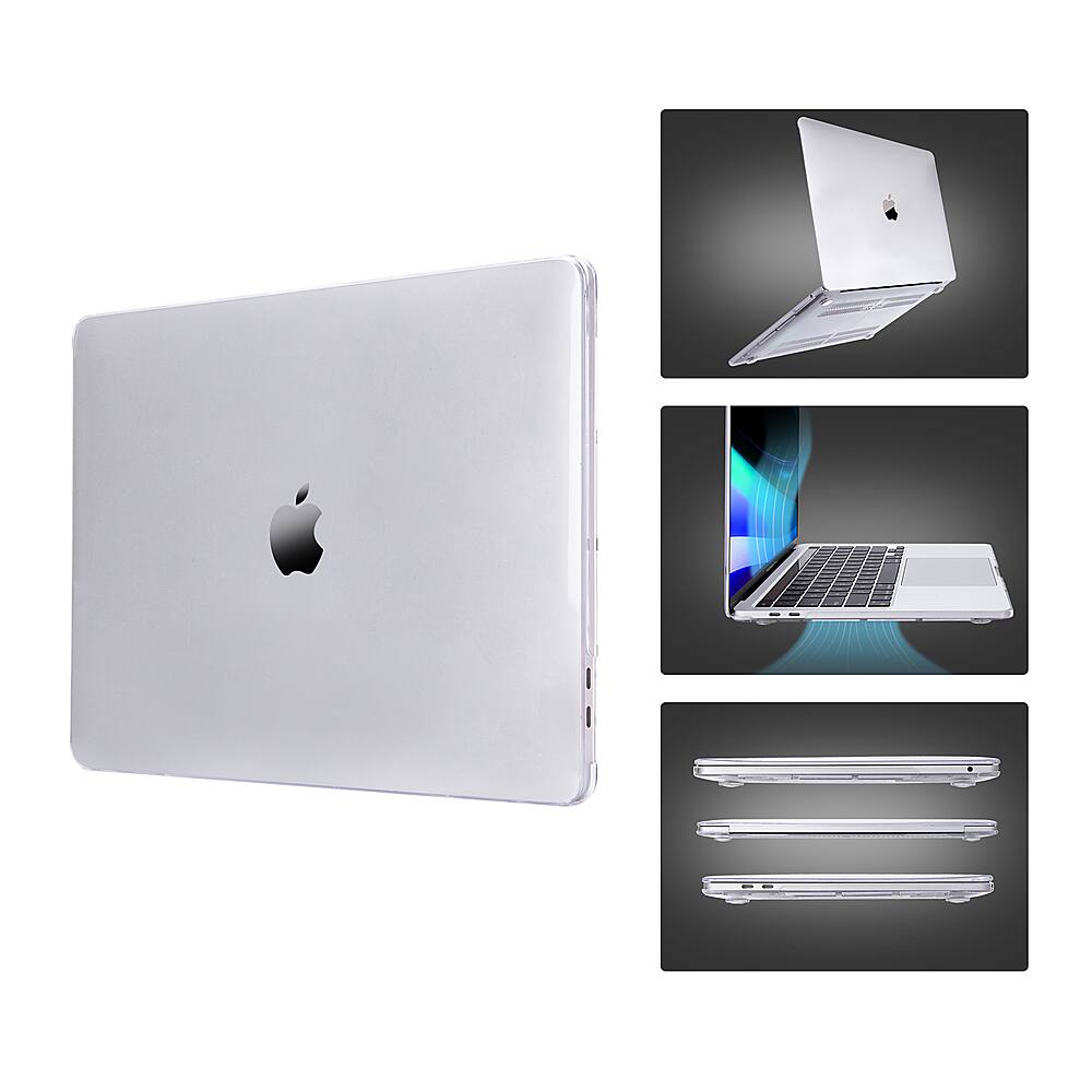 Alt View 14. Techprotectus - Compatible with MacBook Pro 14 with M3/M2/M1 Pro/MAX case 21-2023 with Touch ID (Model: A2918 A2992 A2779 A2442) - Clear.