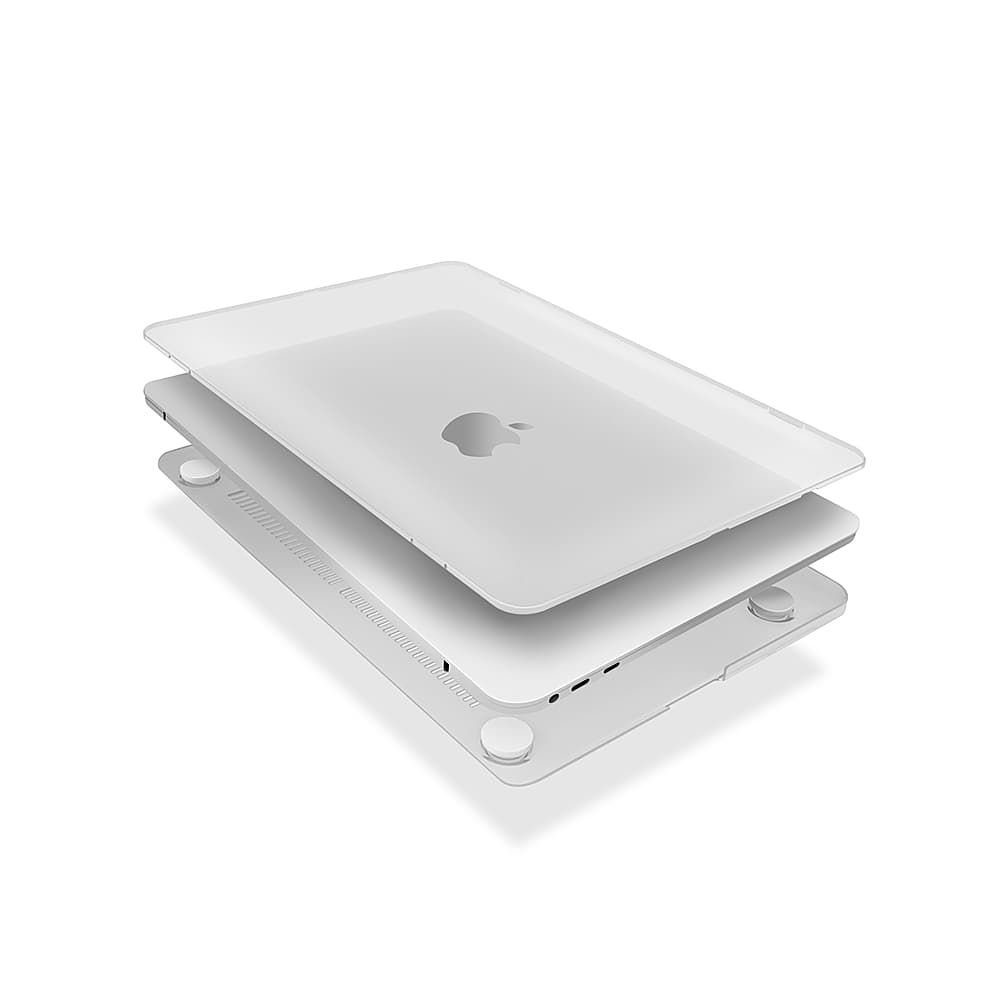 Alt View 20. Techprotectus - Compatible with MacBook Pro 14 with M3/M2/M1 Pro/MAX case 21-2023 with Touch ID (Model: A2918 A2992 A2779 A2442) - Clear.