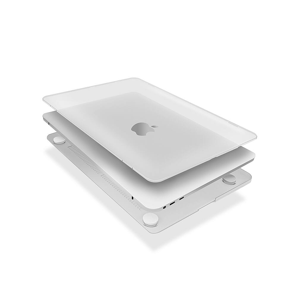 Alt View 20. Techprotectus - Compatible with MacBook Pro 14 with M3/M2/M1 Pro/MAX case 21-2023 with Touch ID (Model: A2918 A2992 A2779 A2442) - Clear.