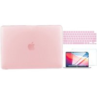 Techprotectus - Compatible with MacBook Pro 14 with M3/M2/M1 Pro/MAX case 21-2023 with Touch ID (Model: A2918 A2992 A2779 A2442) - Pink - Front_Zoom