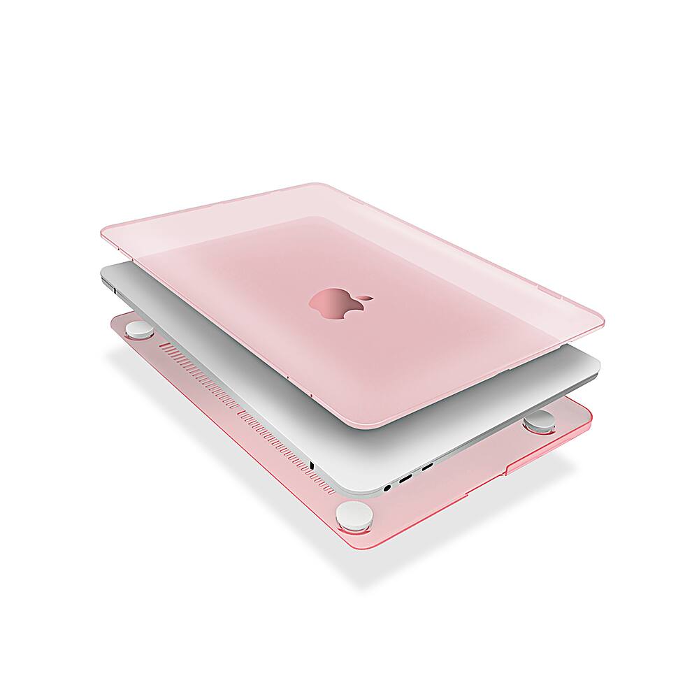 Alt View 19. Techprotectus - Compatible with MacBook Pro 14 with M3/M2/M1 Pro/MAX case 21-2023 with Touch ID (Model: A2918 A2992 A2779 A2442) - Pink.