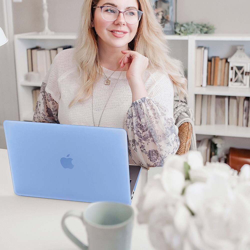 Alt View 18. Techprotectus - ONLY for New MacBook Pro 16 Inch Case 2021-2023 with Touch ID (Model: A2991 A2780 A2485) - Blue.