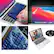 Alt View 13. Techprotectus - Compatible with MacBook Pro 14 with M3/M2/M1 Pro/MAX case 21-2023 with Touch ID (Model: A2918 A2992 A2779 A2442) - Blue.