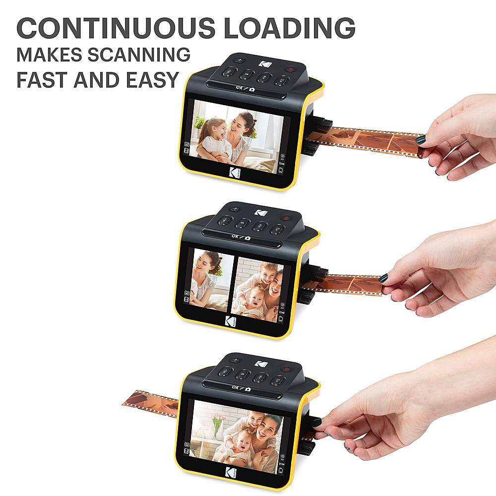 Continuous loading makes scanning fast and easy.
