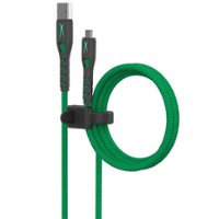 Altec Lansing - 10ft Micro USB Xbox Controller Charging Cable - Green - Front_Zoom