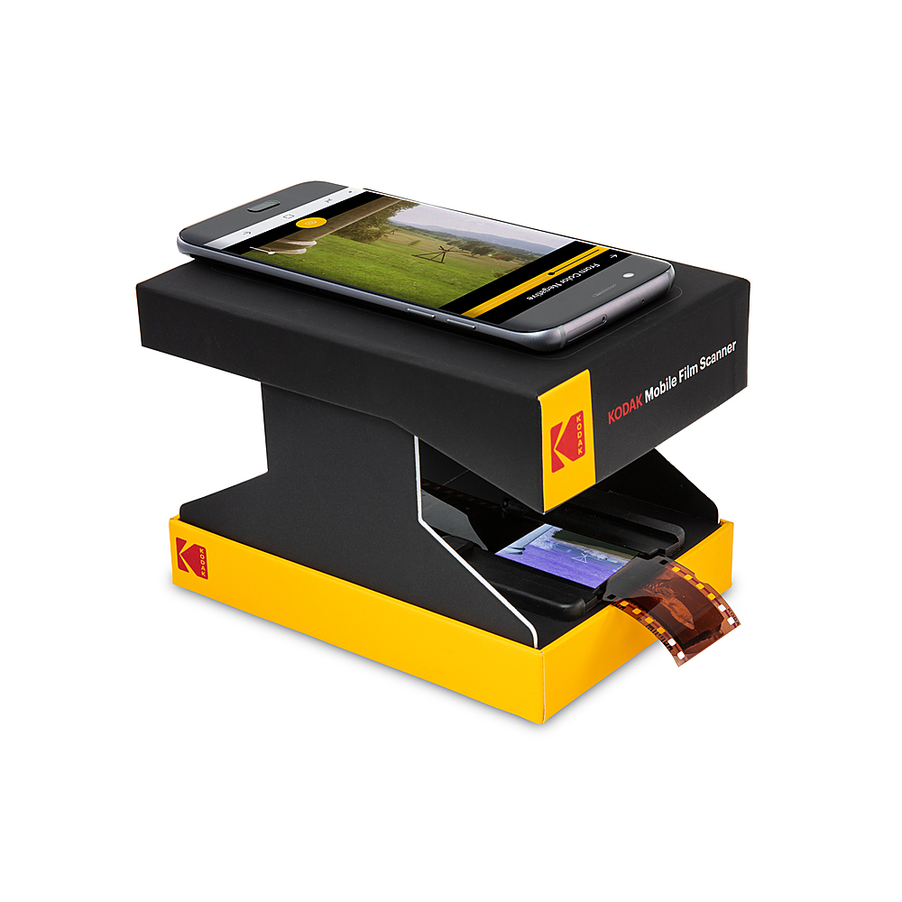 Kodak Mobile Film & Slide Scanner, Portable Scanner Lets You Old 35mm Films & Slides Photo Using Your Smartphone Camera Black RODMFS50 - Best Buy
