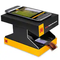Kodak - Mobile Film & Slide Scanner, Portable Scanner Lets You Scan Old 35mm Films & Slides Photo Using Your Smartphone Camera - Black - Angle_Zoom