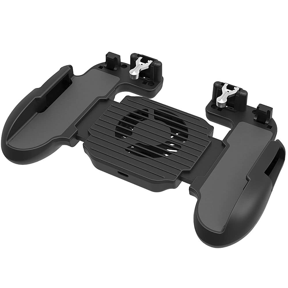 Left View: Altec Lansing - BattleGrip Pro Mobile Gaming Controller for all Mobile Devices - Black