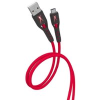 Altec Lansing - 10ft Type C to USB Nintendo Switch Controller Charging Cable - red - Front_Zoom