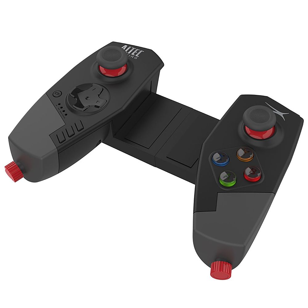 Back View: Altec Lansing - Battle Ground Side Wireless Mobile Gaming Controller for all Mobile Devices - Black