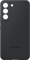 Samsung - Galaxy S22 Silicone Case - Black - Front_Zoom