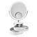 Alt View 14. Sharper Image - Spastudio Vanity Plus 10-Inch LED Mirror with Storage - White.