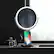 Alt View 17. Sharper Image - Wireless Charger with Mirror Round LED 8inch - Silver.