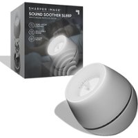 Sharper Image - Sound Soother Wind, White Noise Machine With LED Glow - White - Angle_Zoom