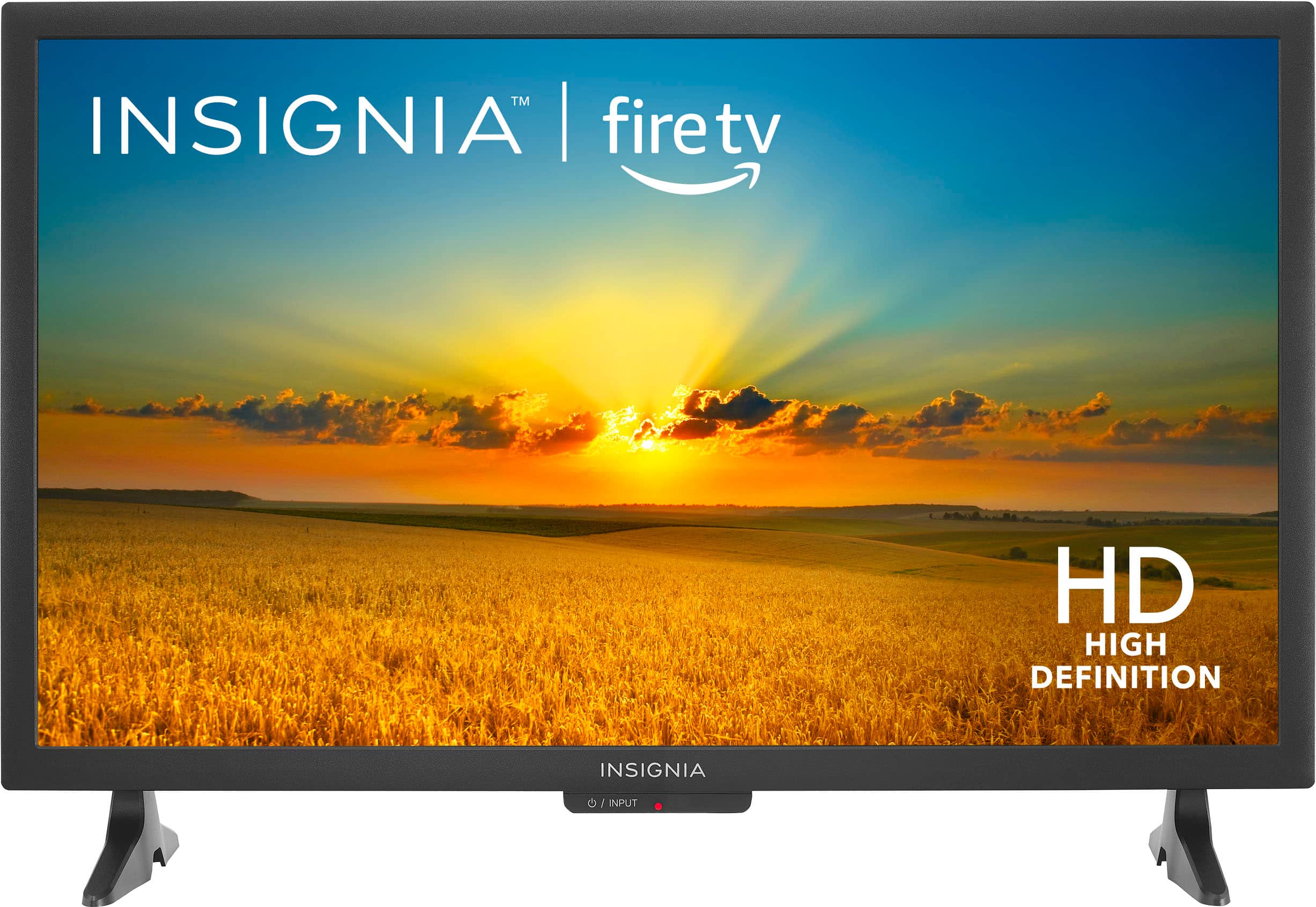 Front. Insignia™ - 24" Class F20 Series LED HD Smart Fire TV - Black.