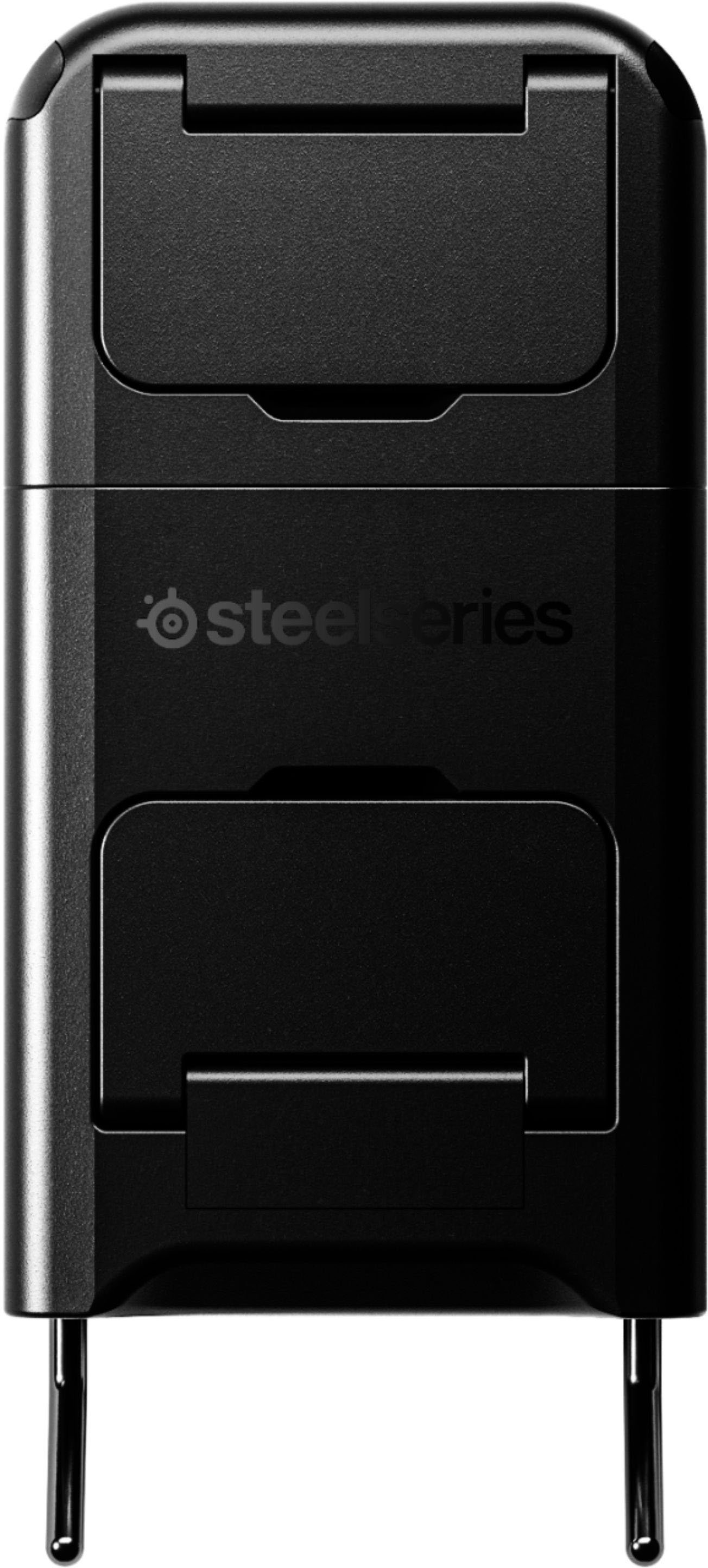Back View: SteelSeries NIMBUS+ Wireless Gaming Controller, Black, Black
