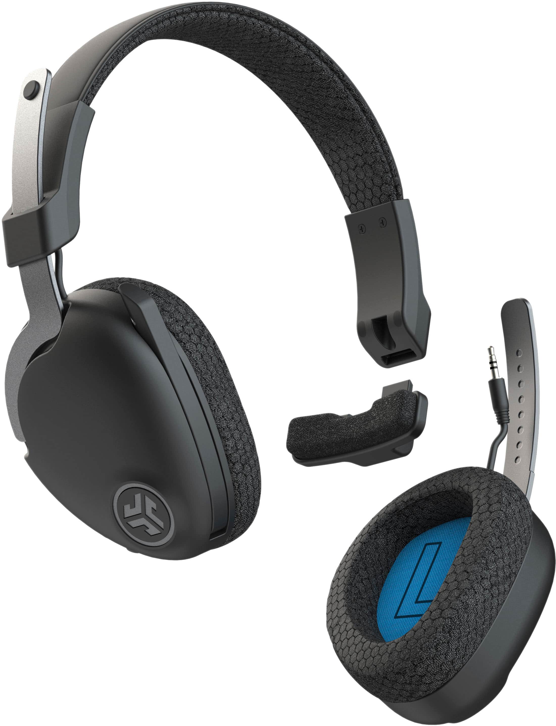 Angle. JLab - JBuds Work Wireless Over-Ear Headset - Black.