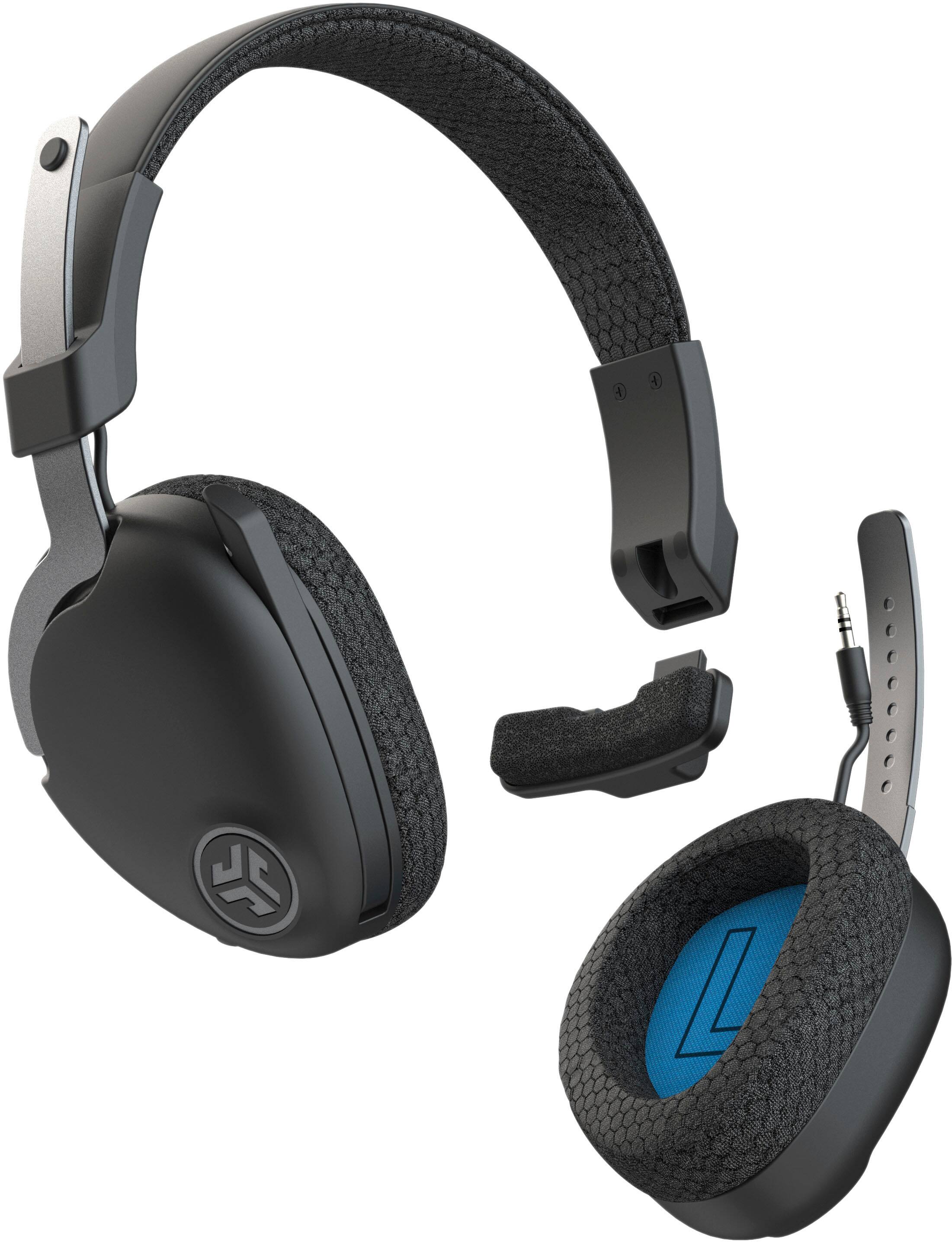 Angle. JLab - JBuds Work Wireless Over-Ear Headset - Black.