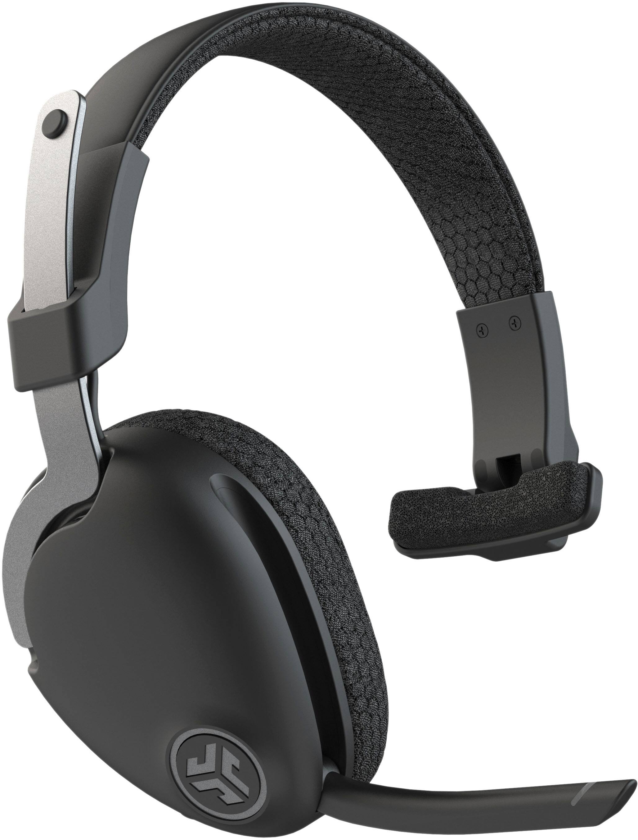 Left. JLab - JBuds Work Wireless Over-Ear Headset - Black.