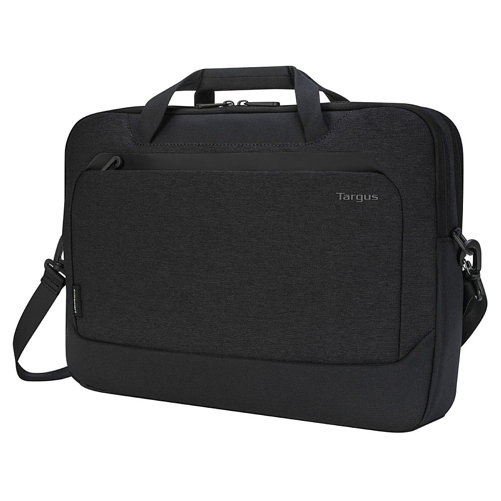 Angle View: Targus - 15.6” Cypress Briefcase with EcoSmart - Black