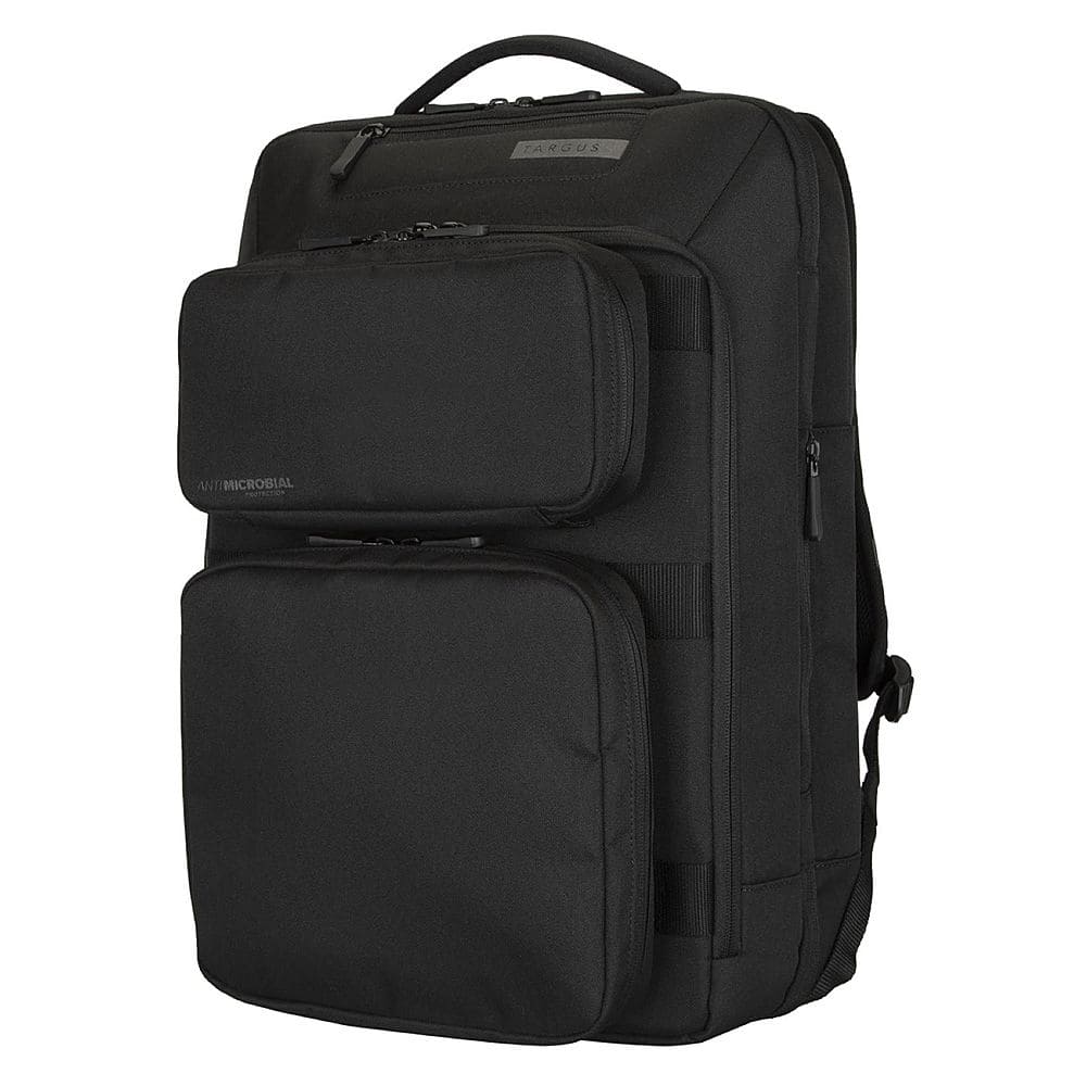 Angle. Targus - 15-17.3” 2 Office Antimicrobial Backpack - Black.