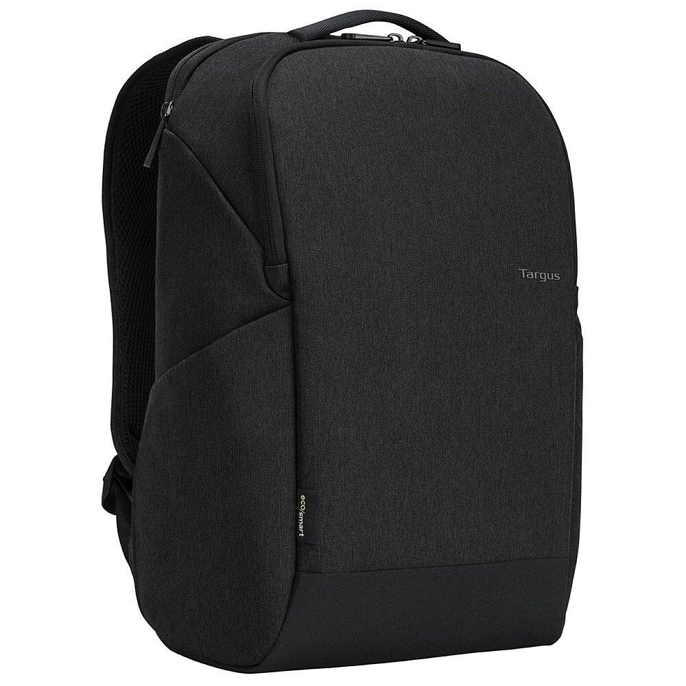 Angle View: Targus - 15.6” Cypress Slim Backpack with EcoSmart - Black