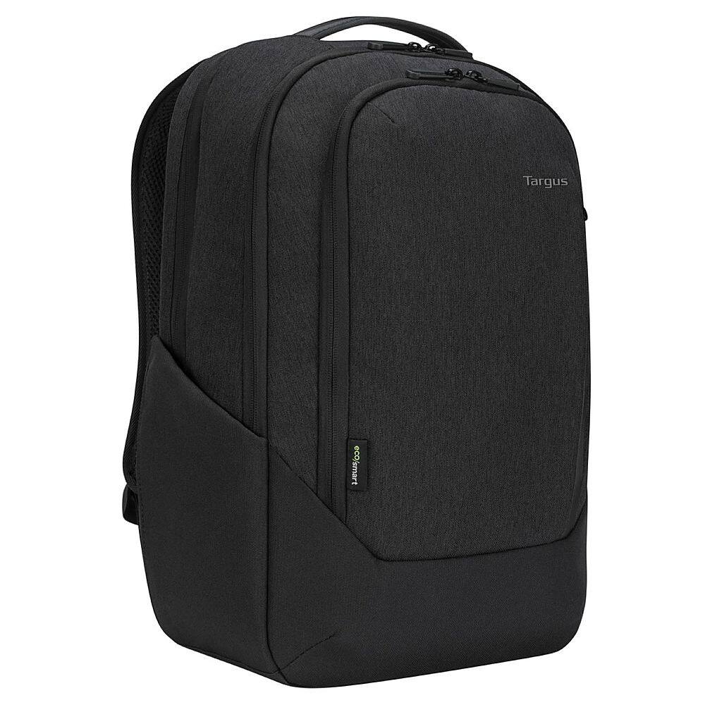 Angle. Targus - 15.6” Cypress Hero Backpack with EcoSmart - Black.