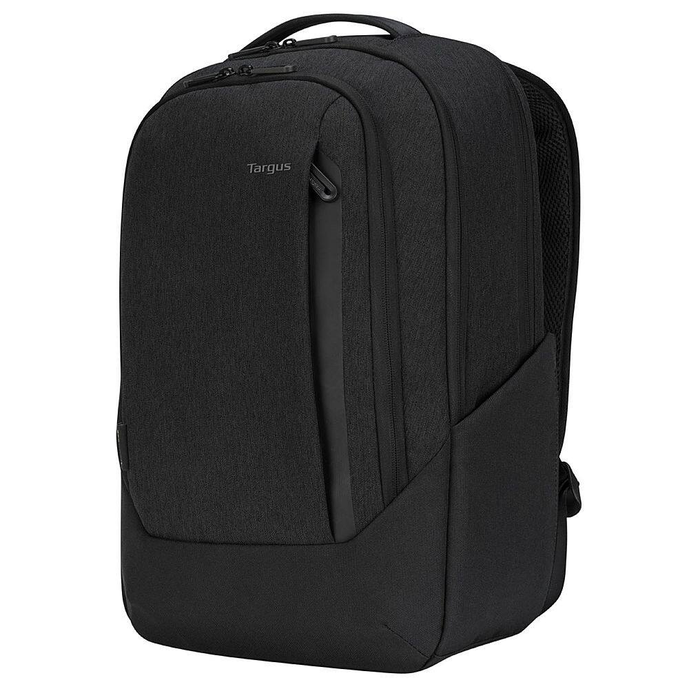 Left. Targus - 15.6” Cypress Hero Backpack with EcoSmart - Black.