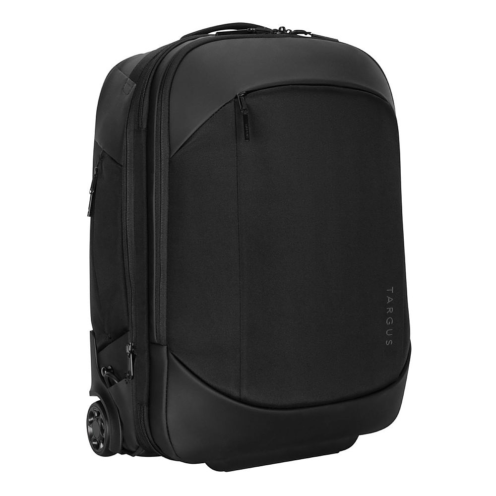 Angle View: Targus - 15.6” EcoSmart Mobile Tech Traveler Rolling Backpack - Black