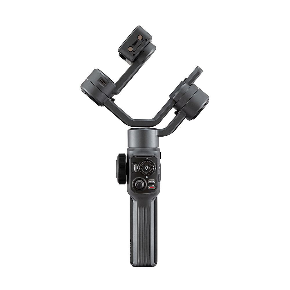 Left View: Zhiyun - Smooth-5 Handheld 3-Axis Gimbal Stablizer for Smartphone - Black