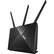 Front. ASUS - RT-AC67P AC1900 Dual-Band Wi-Fi Router with Life time internet Security - Black.