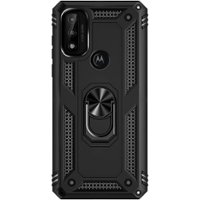 SaharaCase - Military Kickstand Series Case for Motorola Moto G Pure and G Power 2022 - Black - Front_Zoom