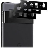SaharaCase - ZeroDamage Camera Lens Protector for Google Pixel 6 Pro (2-Pack) - Black - Angle_Zoom