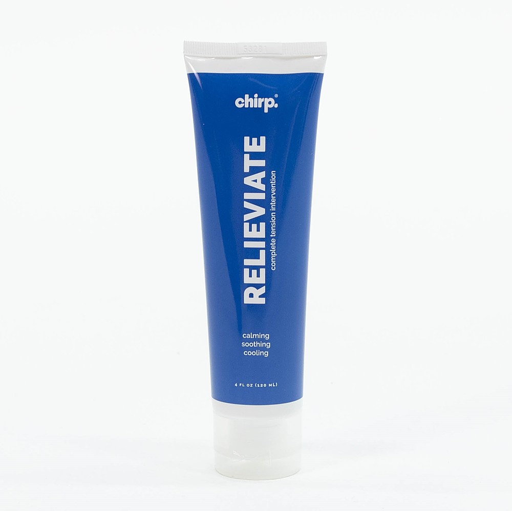 Angle View: Chirp - Relieviate Muscle Cream 4oz - White