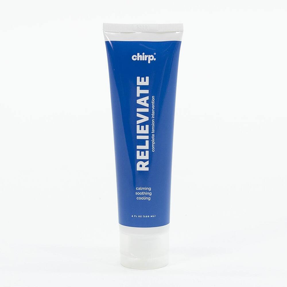 Angle View: Chirp - Relieviate Muscle Cream 4oz - White