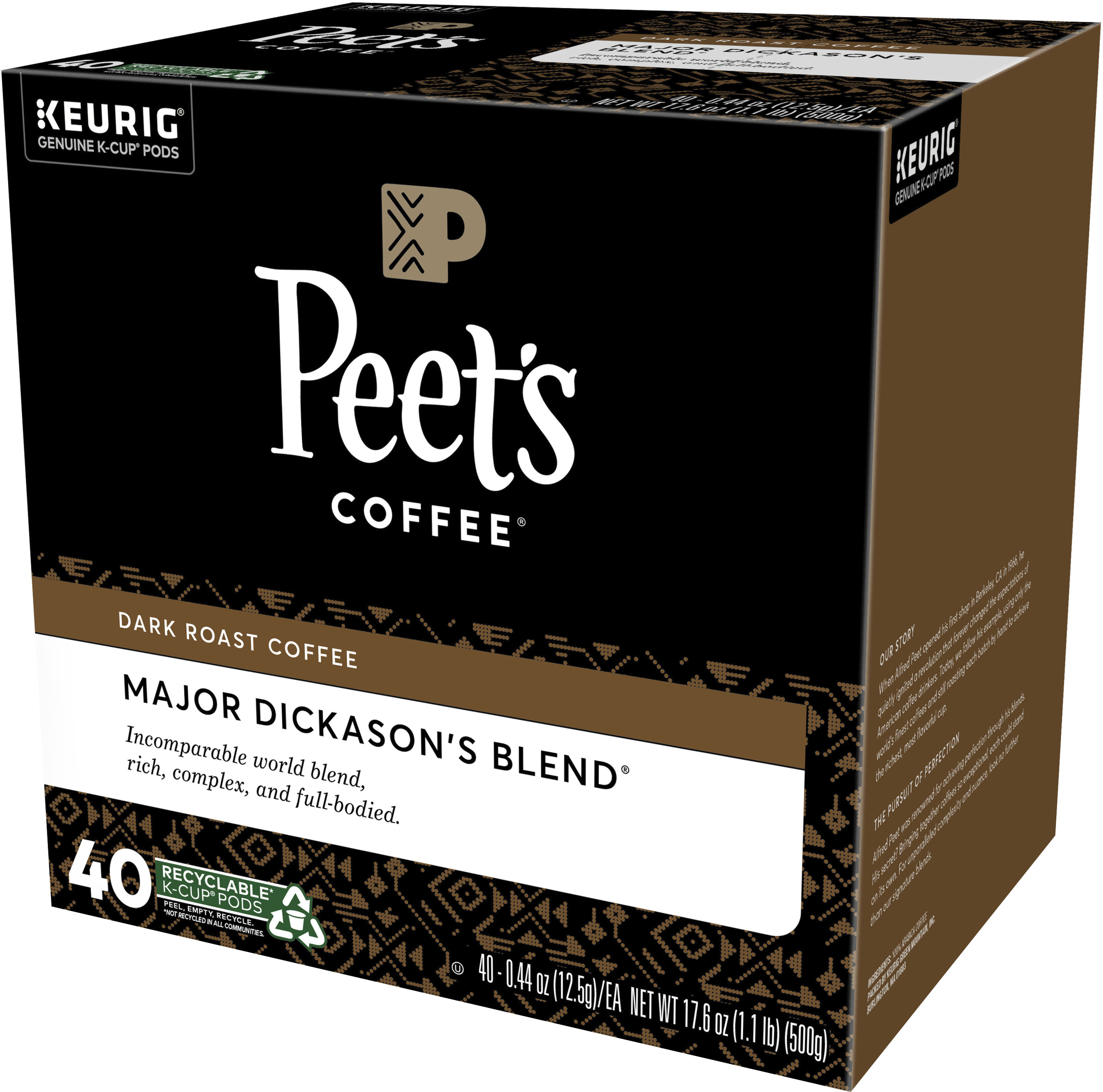 Peet's Major Dickason's Blend® K-Cup® Pods, Free Shipping Over $49