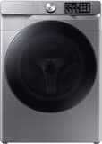 Samsung - 4.5 Cu. Ft. High-Efficiency Stackable Smart Front Load Washer with Steam and Super Speed Wash - Platinum