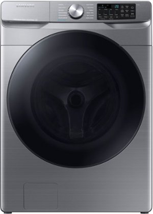 Samsung - 4.5 cu. ft. Large Capacity Smart Front Load Washer with Super Speed Wash - Platinum