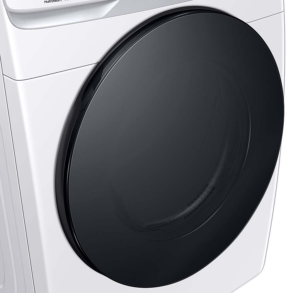 Alt View 21. Samsung - 7.5 Cu. Ft. Stackable Smart Gas Dryer with Steam Sanitize+ - White.