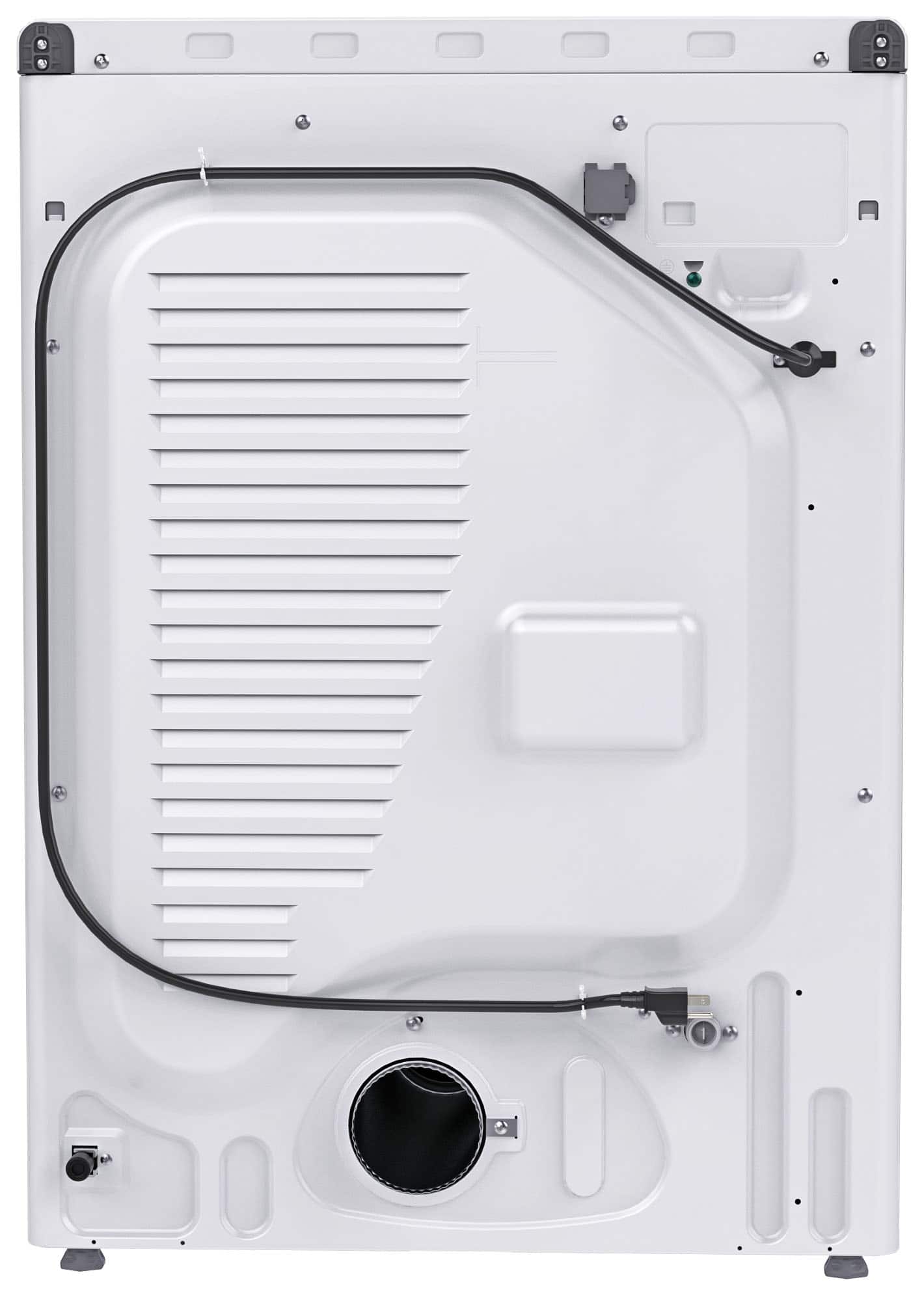 Alt View 20. Samsung - 7.5 Cu. Ft. Stackable Smart Gas Dryer with Steam Sanitize+ - White.