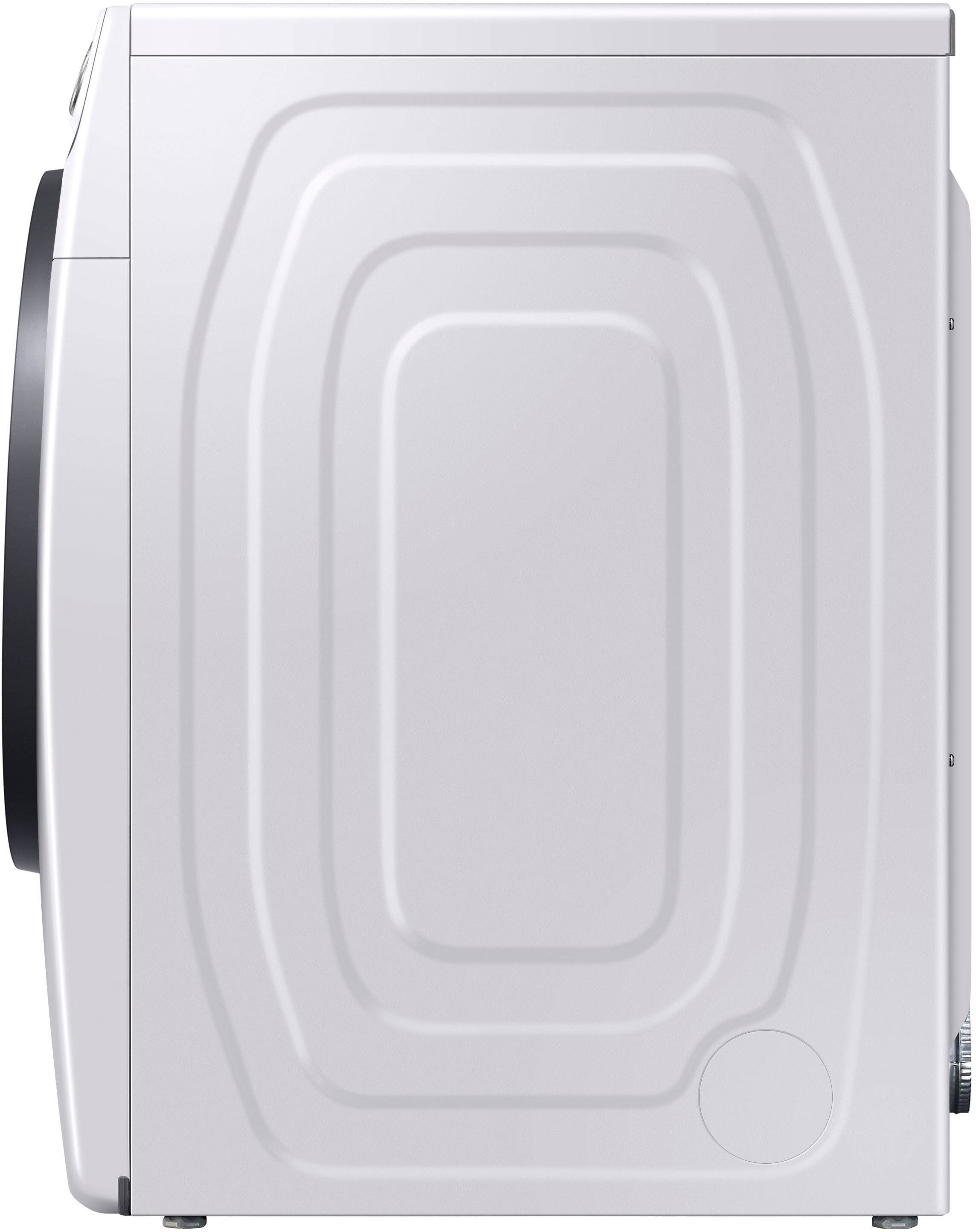 Alt View 19. Samsung - 7.5 Cu. Ft. Stackable Smart Electric Dryer with Steam Sanitize+ - White.