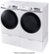 Alt View Zoom 21. Samsung - 7.5 Cu. Ft. Stackable Smart Electric Dryer with Steam Sanitize+ - White.