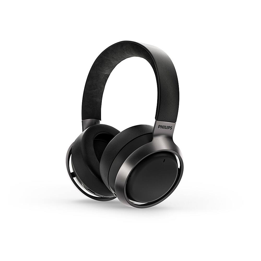 Angle. Philips - Fidelio L3 Wireless Active Noise Canceling Over-Ear Headphones - Black.