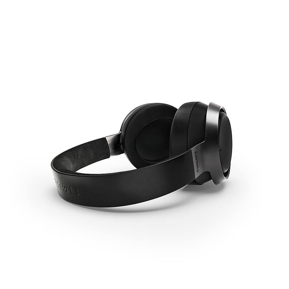 Left. Philips - Fidelio L3 Wireless Active Noise Canceling Over-Ear Headphones - Black.